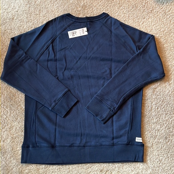 Men’s Richer Poorer Crewneck Sweatshirt Navy Marine XL - Picture 2 of 4